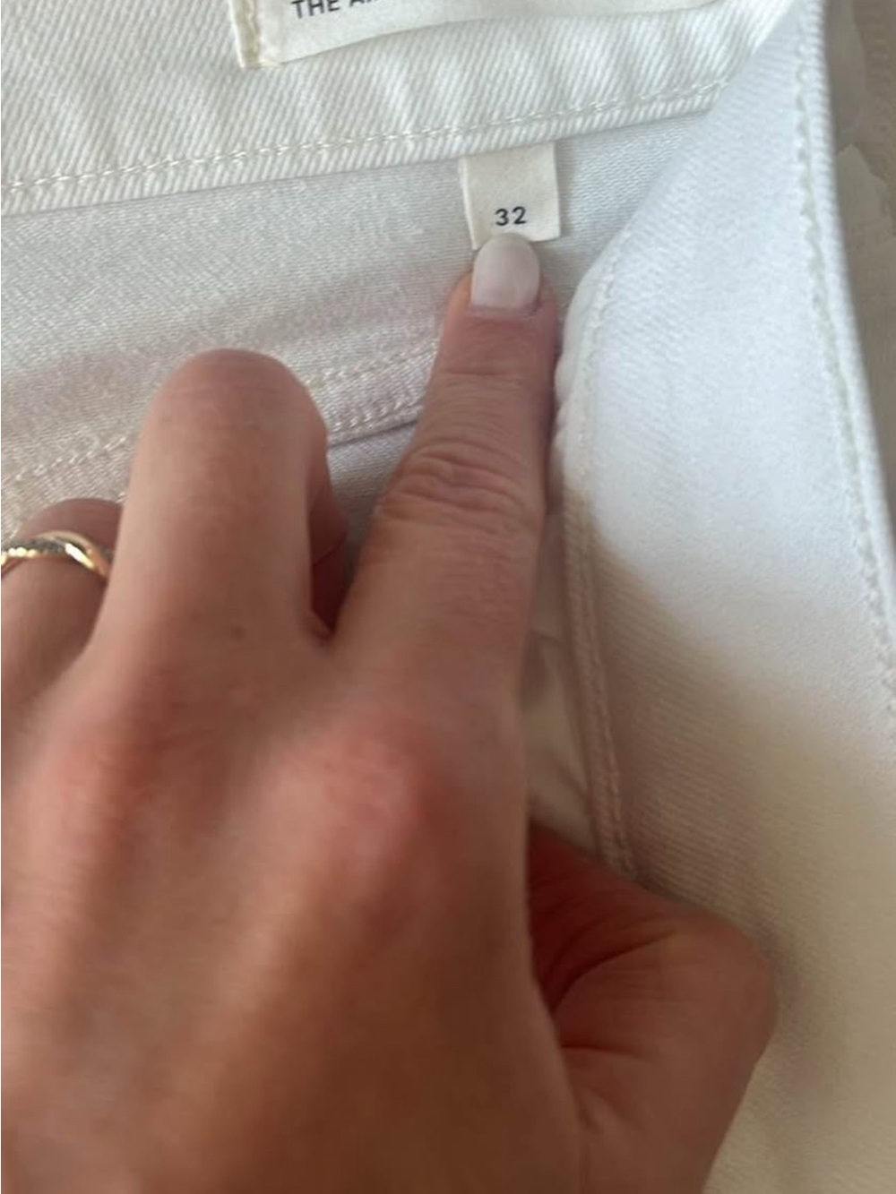 ⚪️Denim Forum Arlo High-Rise Straight White Women’s Jeans⚪️ - Picture 7 of 7
